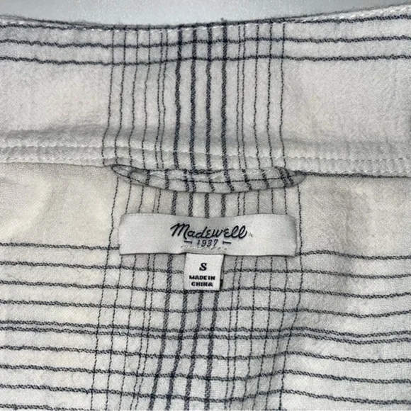 Madewell Plaid Wrap Around Blouse - Picture 4 of 4